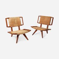 Paul László (American, b. Hungary, 1900-1993) Pair of Lounge Chairs, Glenn of California, Arcadia, CA, circa 1950s