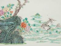 Two Famille Rose High-Relief Wall Panels