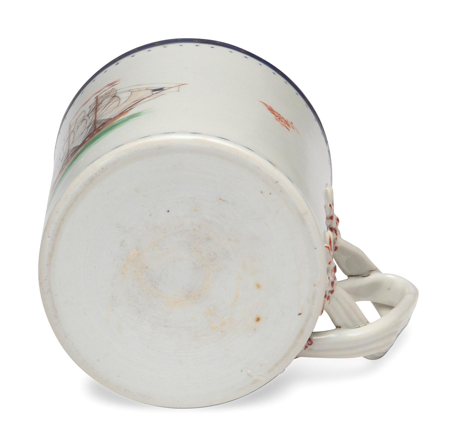 A Chinese Export Porcelain Mug for the American Market