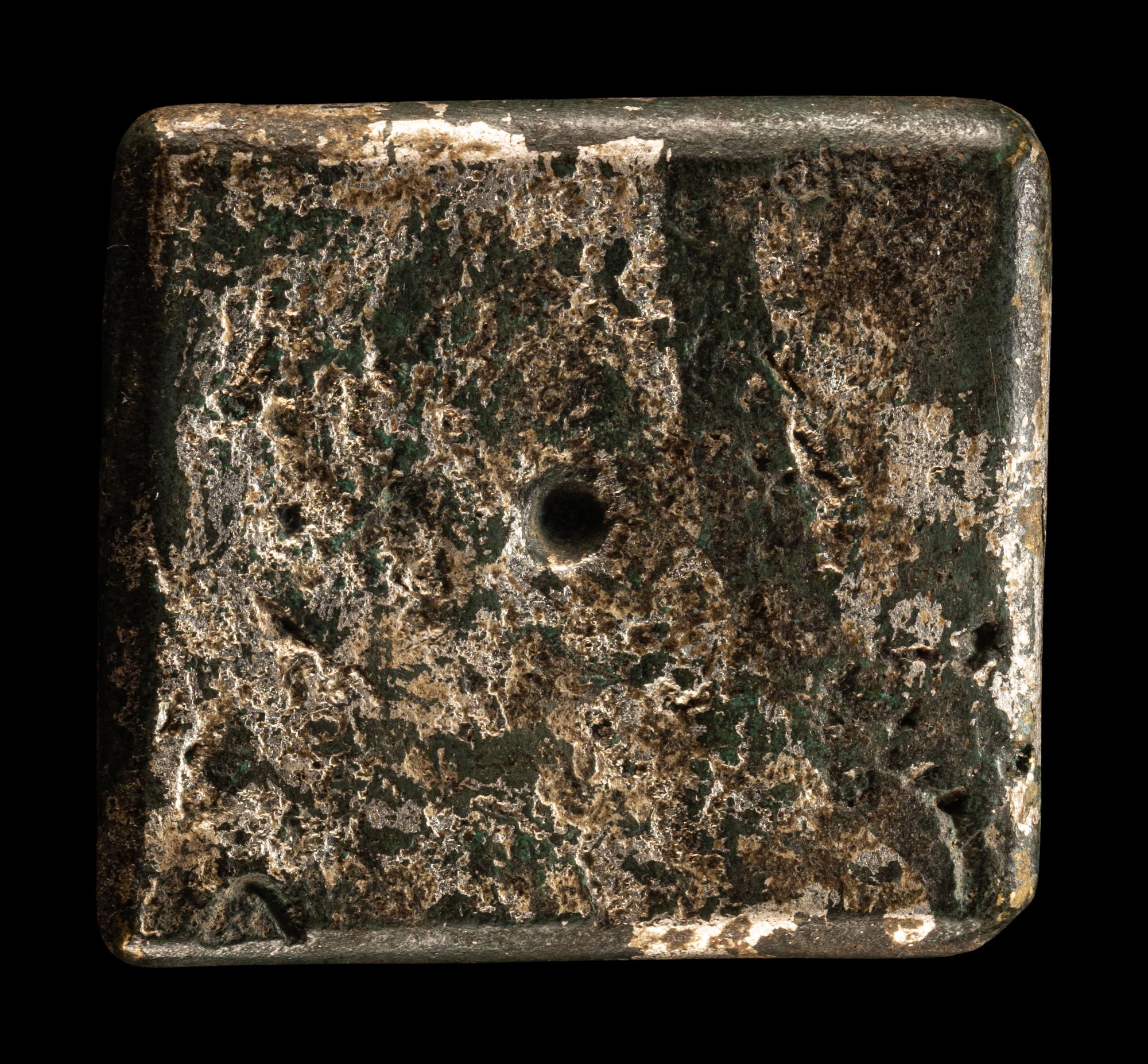 A Byzantine Gilt-Bronze Weight