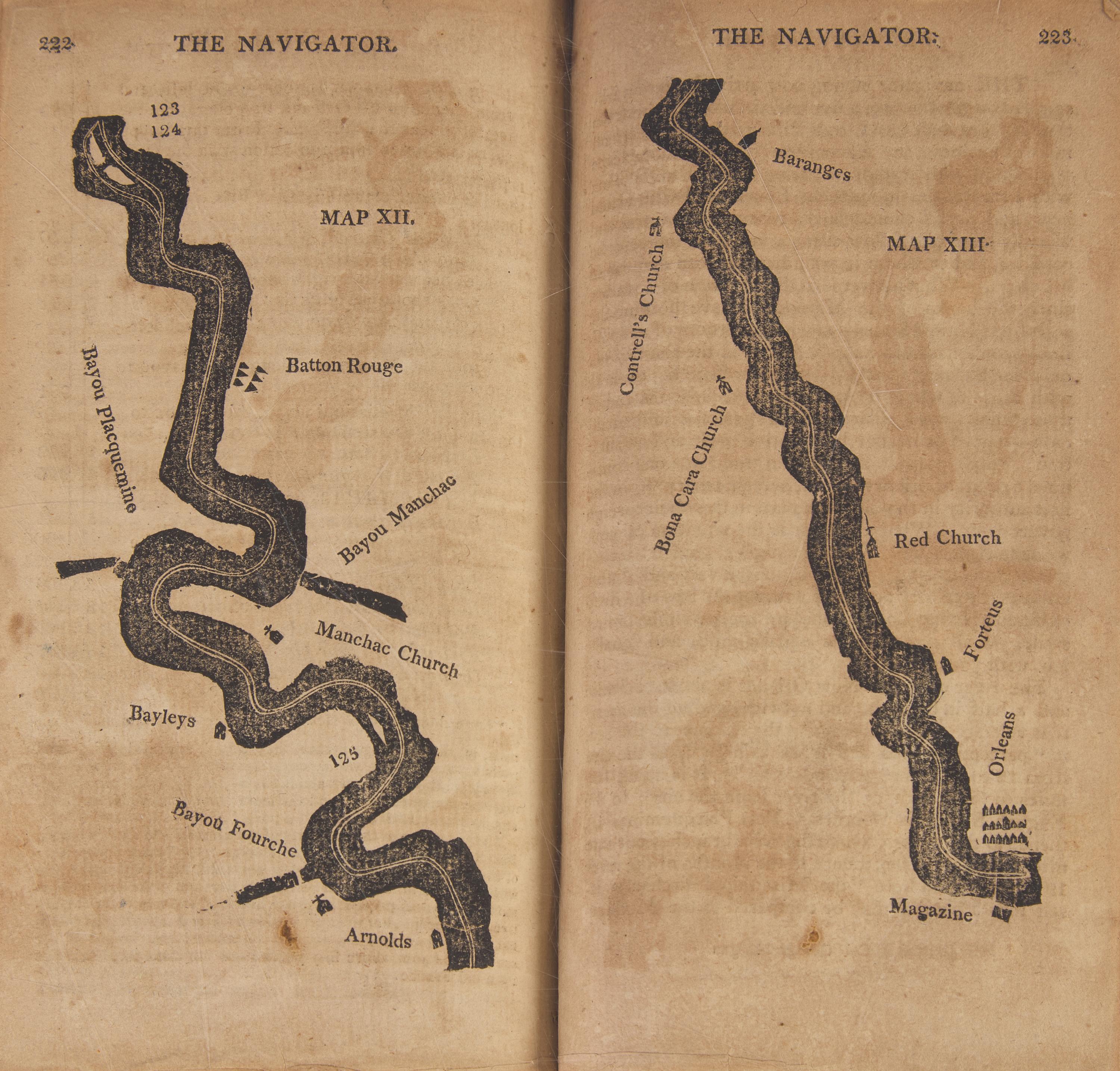 [Travel & Exploration] (Cramer, Zadok). The Navigator: Containing Directions for Navigating the Monongahela, Allegheny, Ohio, and Mississippi Rivers...