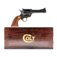 *Blued 4.75" Colt New Frontier .45 Colt Revolver in Factory Box