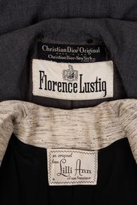 Two Jackets: One Christian Dior, One Lilli Ann, 1950s