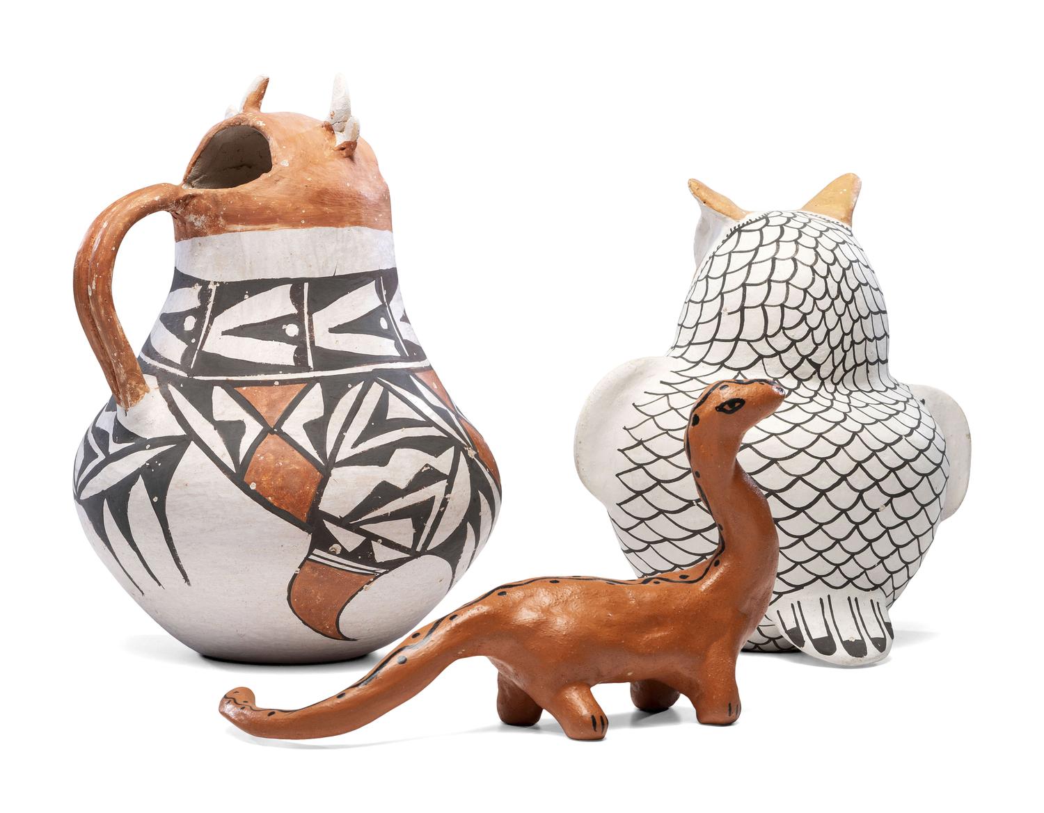 Acoma Figural Pottery, PLUS