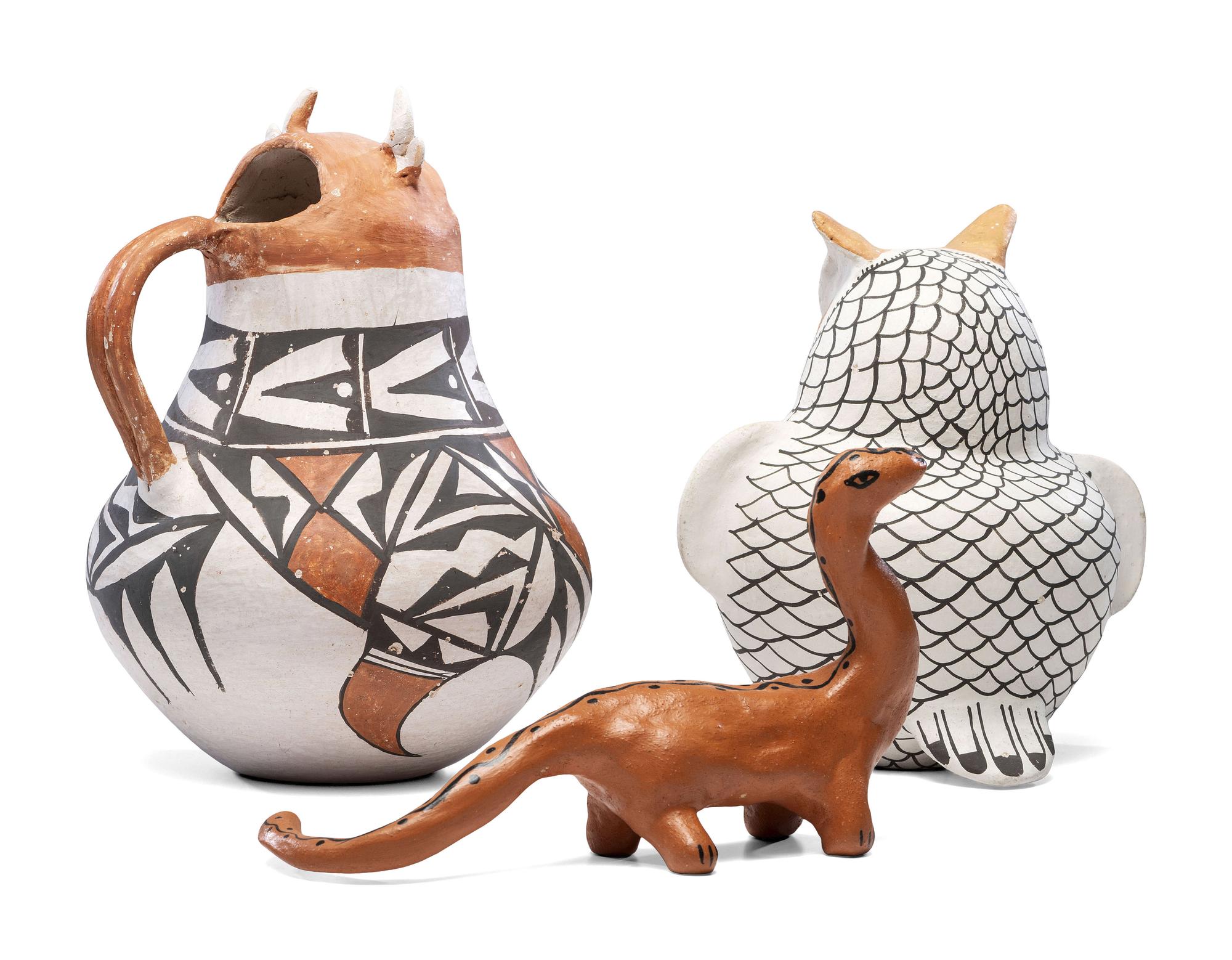Acoma Figural Pottery, PLUS
