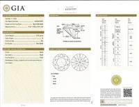 A Platinum and Diamond Ring 3.23 Carat Round Brilliant Diamond, GIA Certified