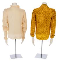 Collection of Six Vintage Designer Blouses, 1970-90s