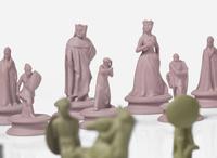 A Wedgwood Jasperware Chess Set, UK, 2006