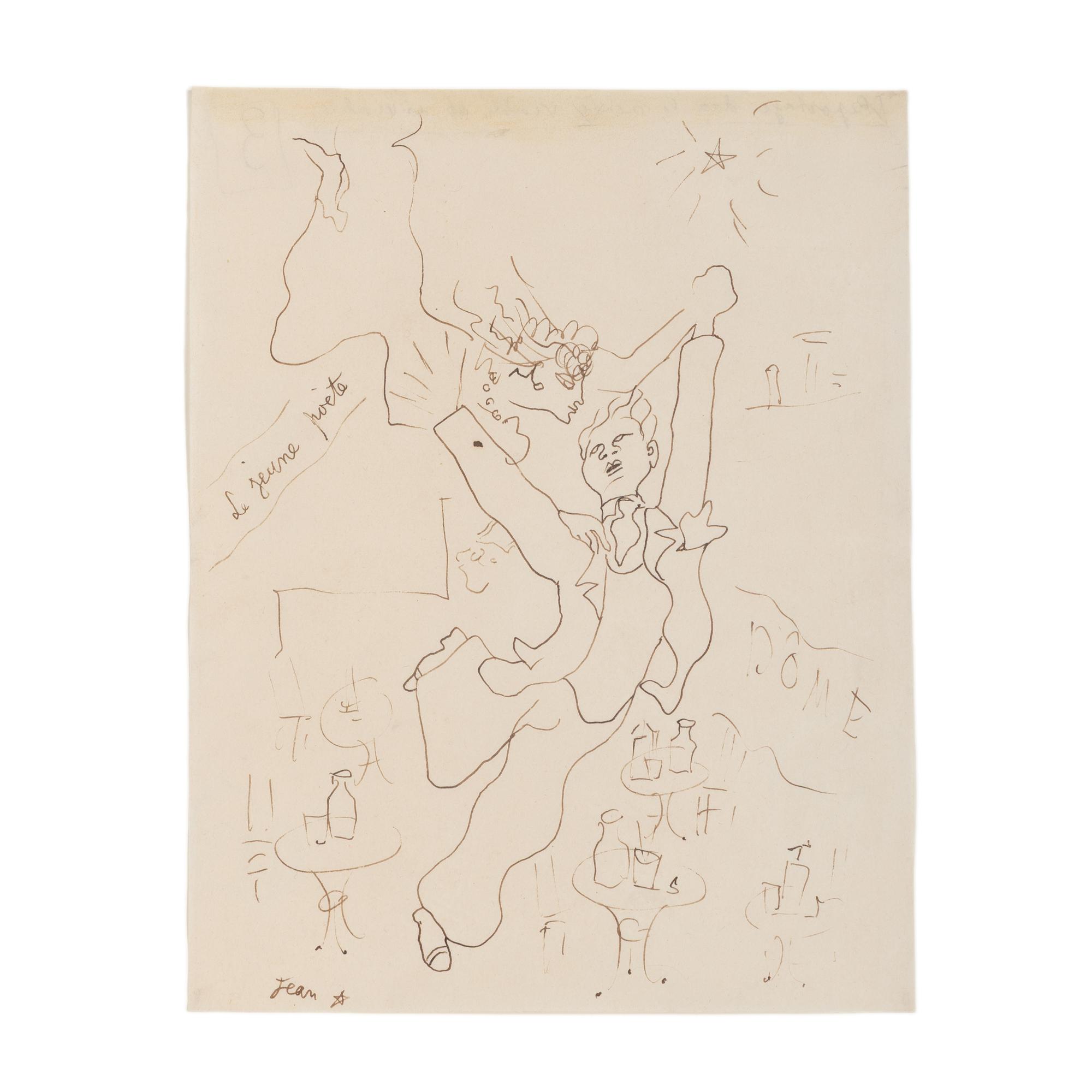 Jean Cocteau (French, 1889-1963) — Le Jeune Poète , c. 1930-1935