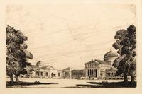 [ARCHITECTURE]. A group of 11 drypoint etchings by James Swann, Leon Pescheret, Chester S. Danforth and others.