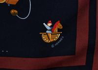 Two Hermès 90cm Silk Scarf, Carré