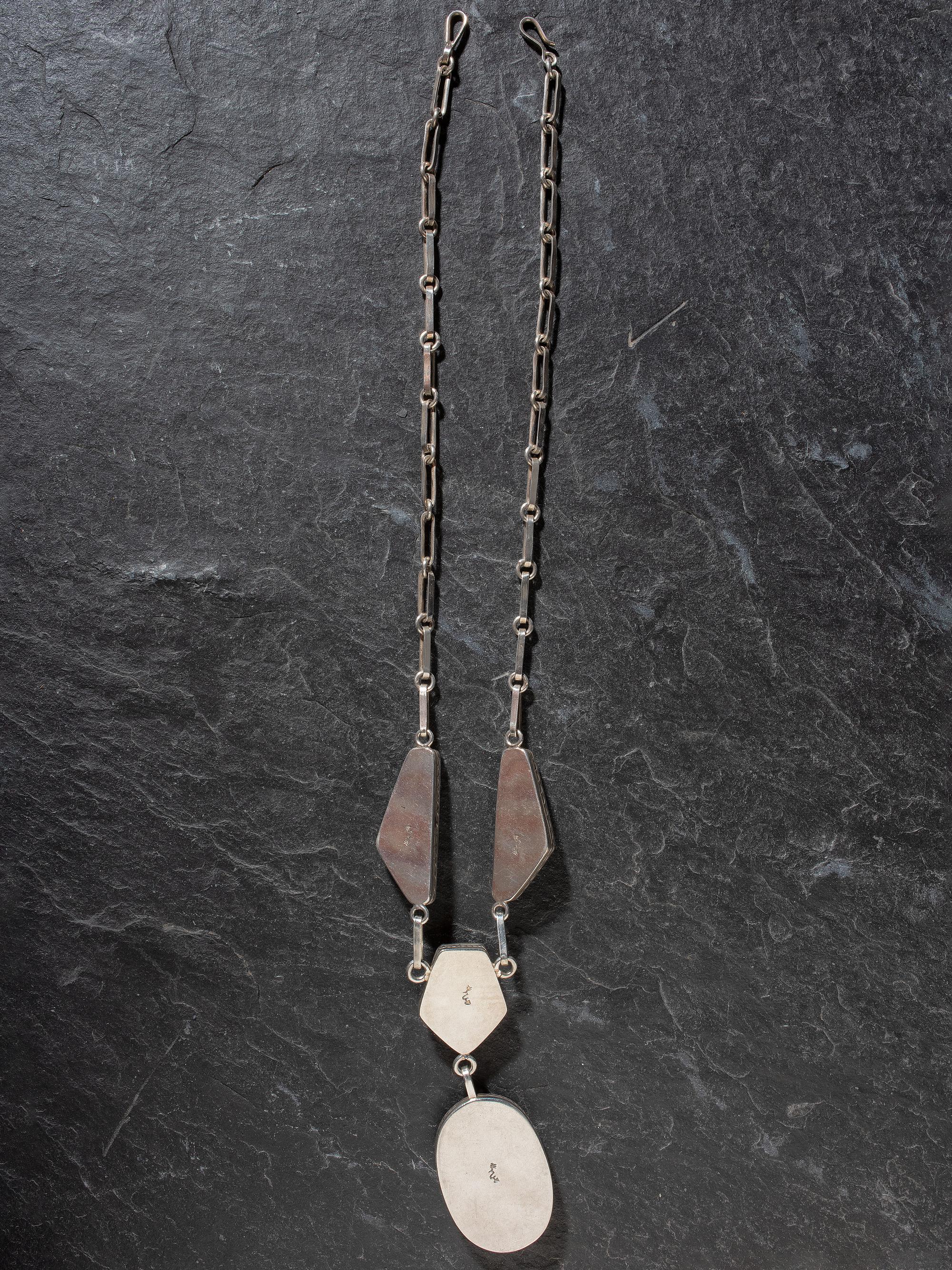 Silver and Turquoise Necklace