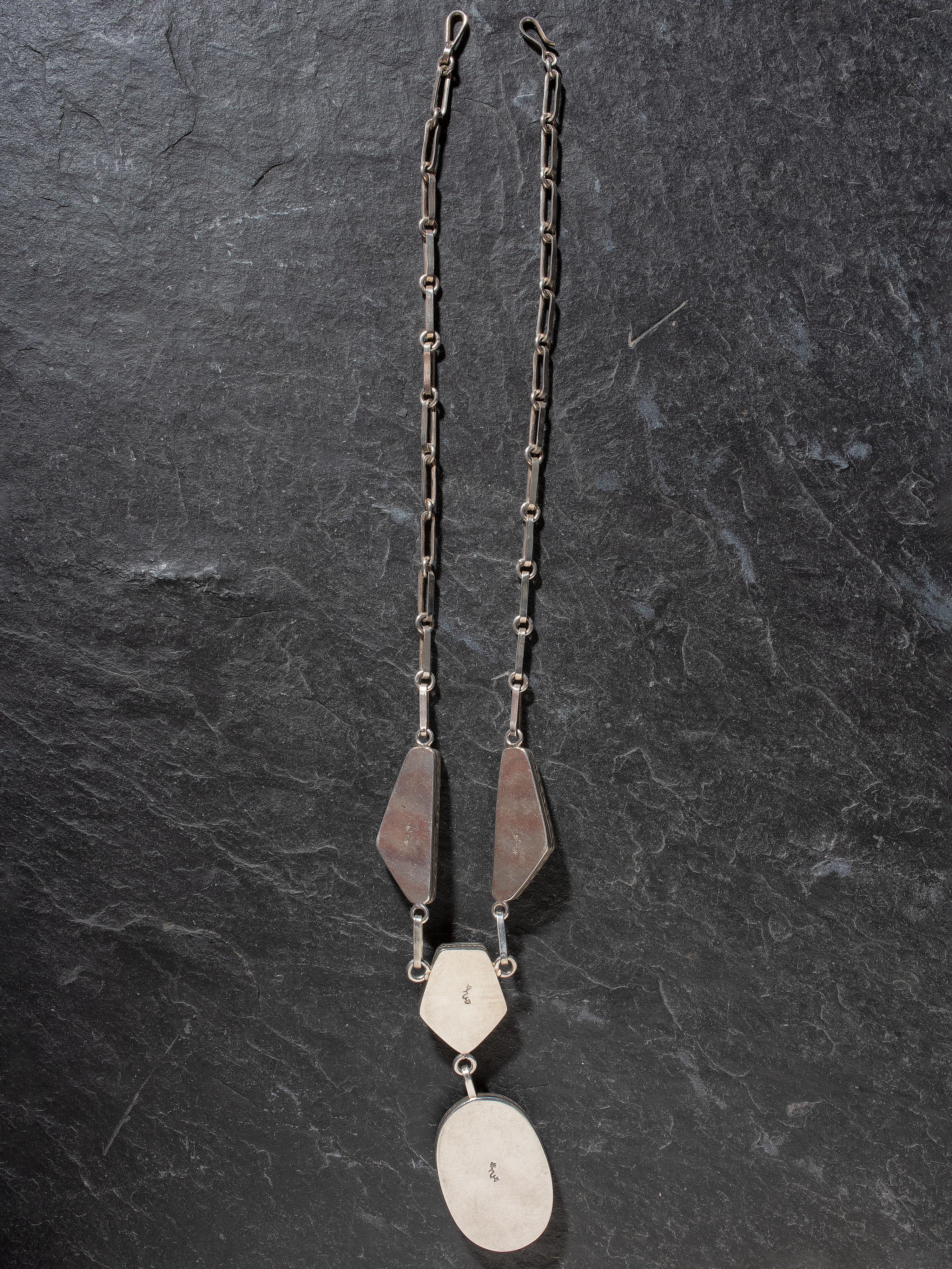 Silver and Turquoise Necklace
