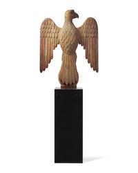 An American Carved Pine Eagle