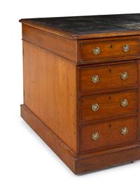 An Edwardian Mahogany Partners Desk