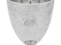A Pair of Tiffany & Co. Silver Goblets