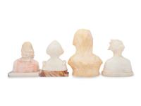Four Italian Alabaster Busts