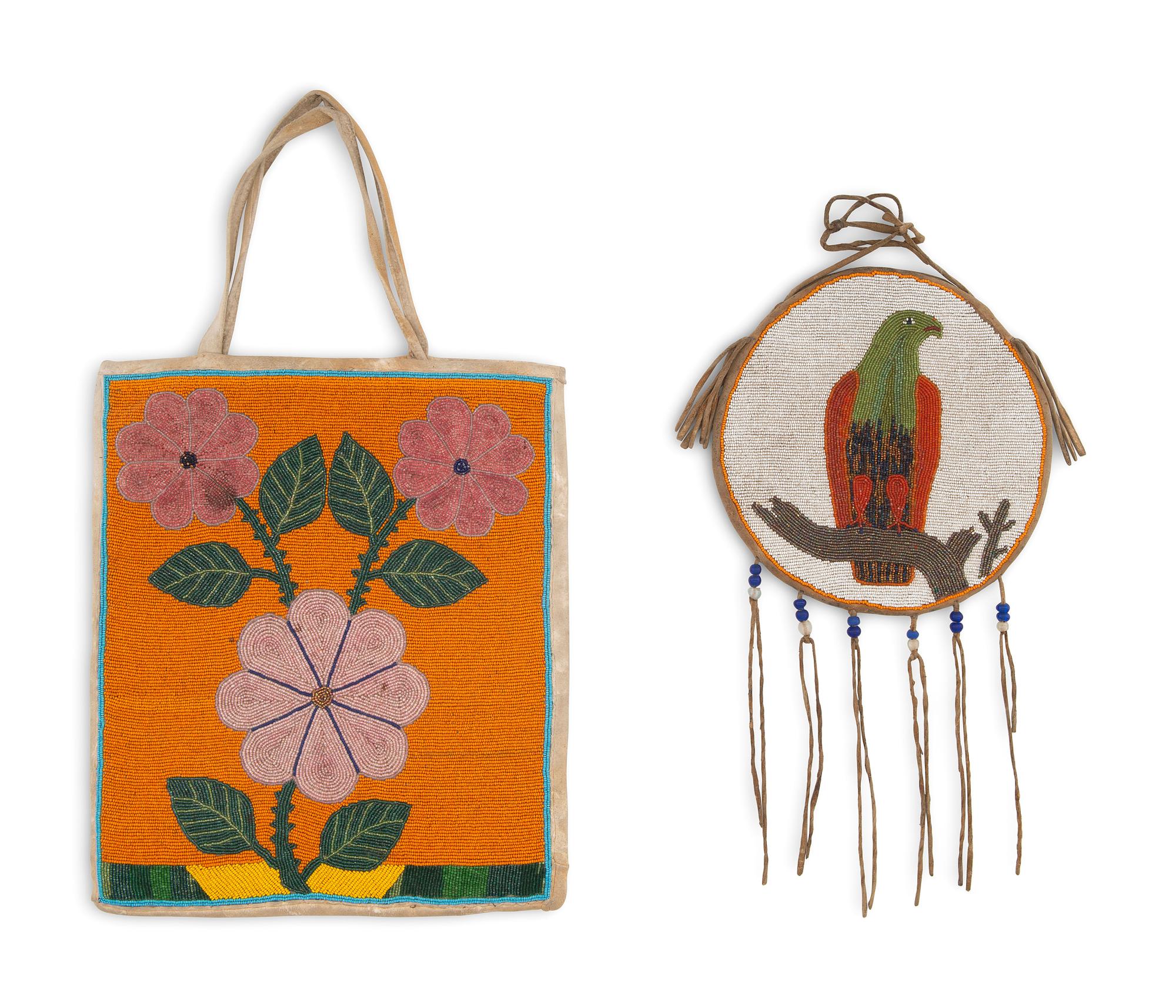 Plateau Beaded Flat Bags