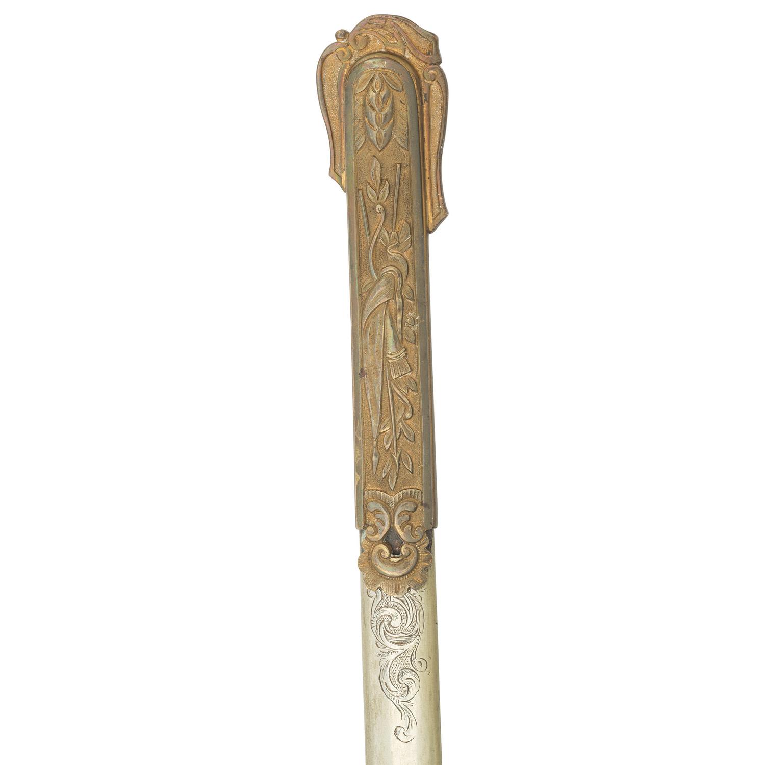 Pre-Civil War Silver Hilted Eagle Pommel Militia Presentation Sword of John Starkweather - Milwaukee Light Guard and later Civil War General
