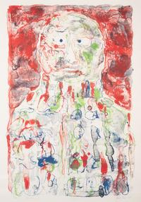 A Group of Four Abstract Works on Paper by 20th Century American Artists