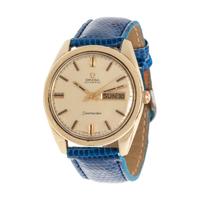OMEGA, GOLD-PLATED 'SEAMASTER' DAY-DATE WRISTWATCH