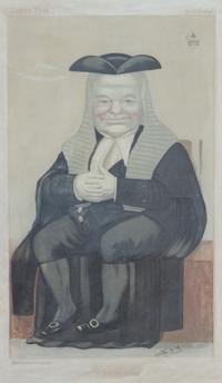 A Collection of Vanity Fair Judge and Gentleman Prints Largest framed 21 x 26 inches. — 20TH CENTURY
