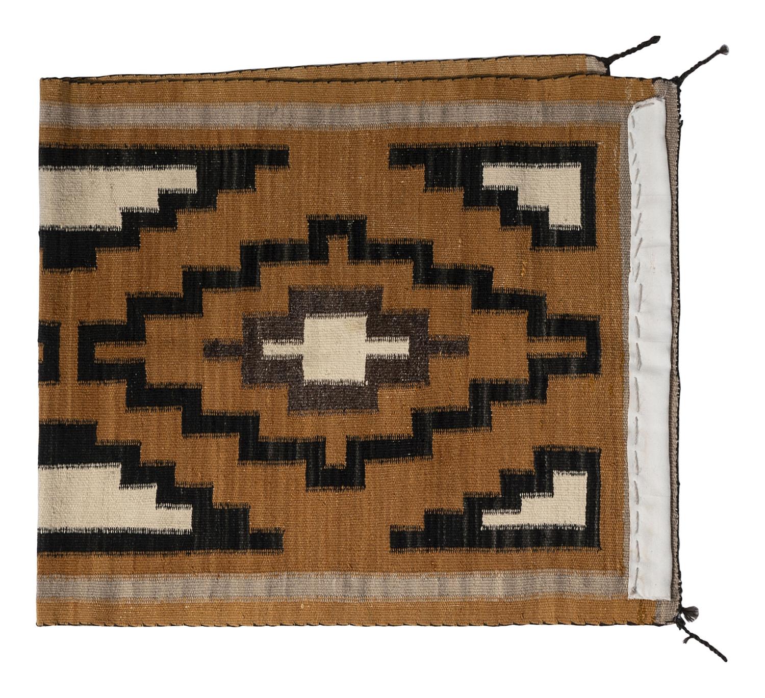 Navajo Two Grey Hills Runner Weaving / Rug