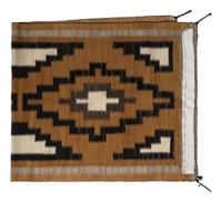 Navajo Two Grey Hills Runner Weaving / Rug