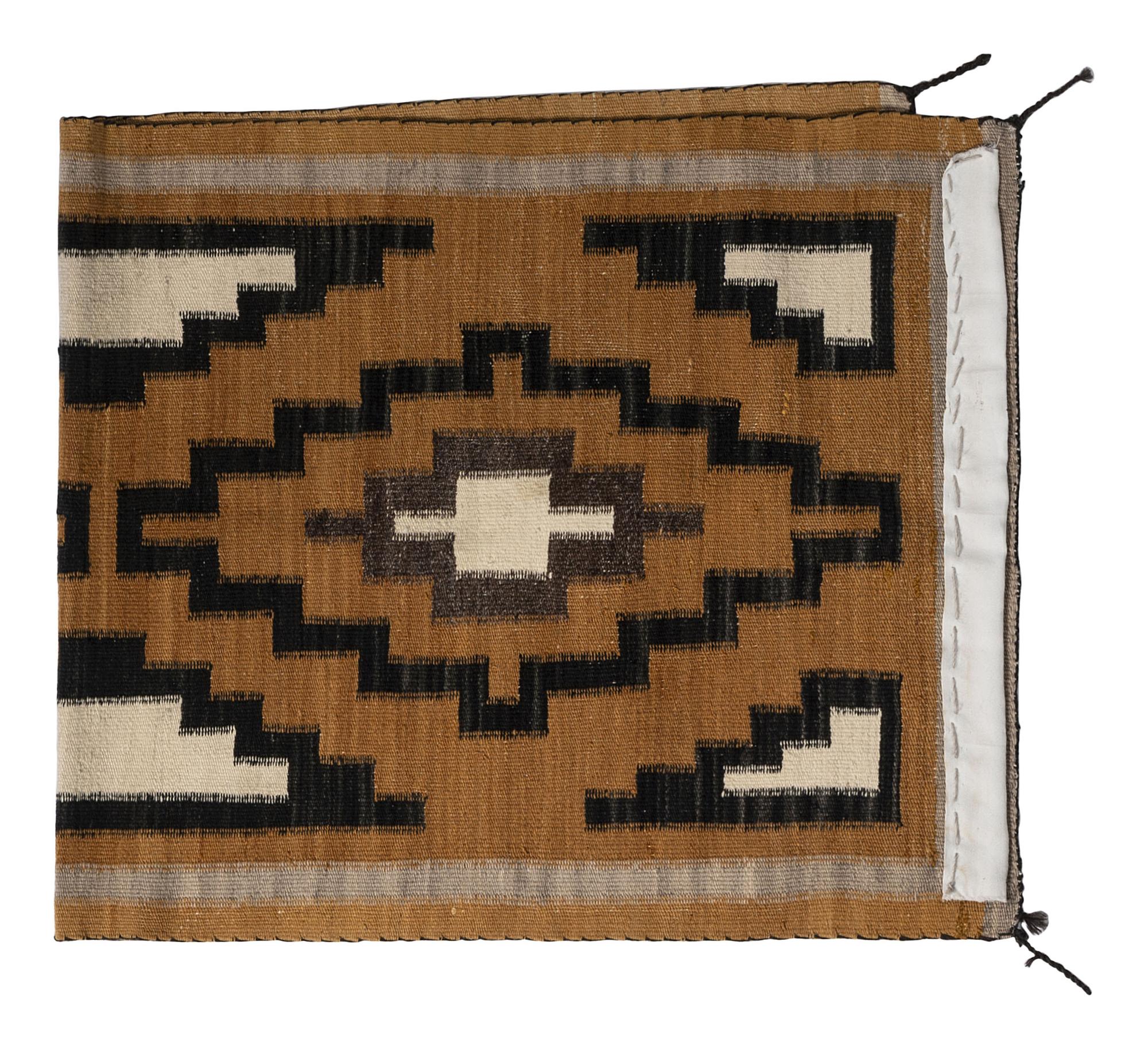 Navajo Two Grey Hills Runner Weaving / Rug