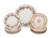 An E.J. Everard Signed Wedgwood Dessert Service with an Associated Set of Twelve Plates