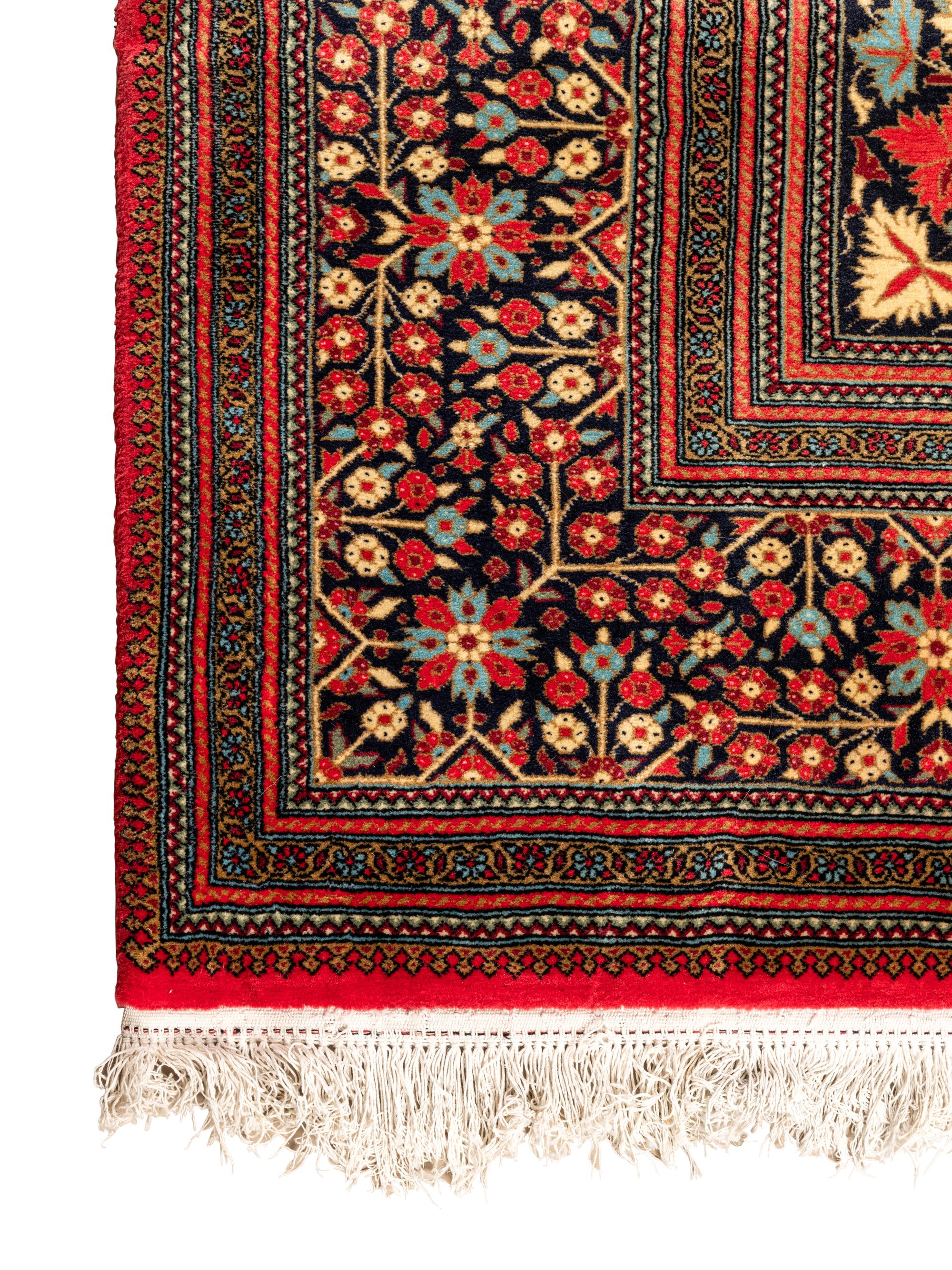 A Qum Cork Wool Rug