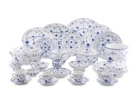 A Royal Copenhagen Porcelain Dinner Service