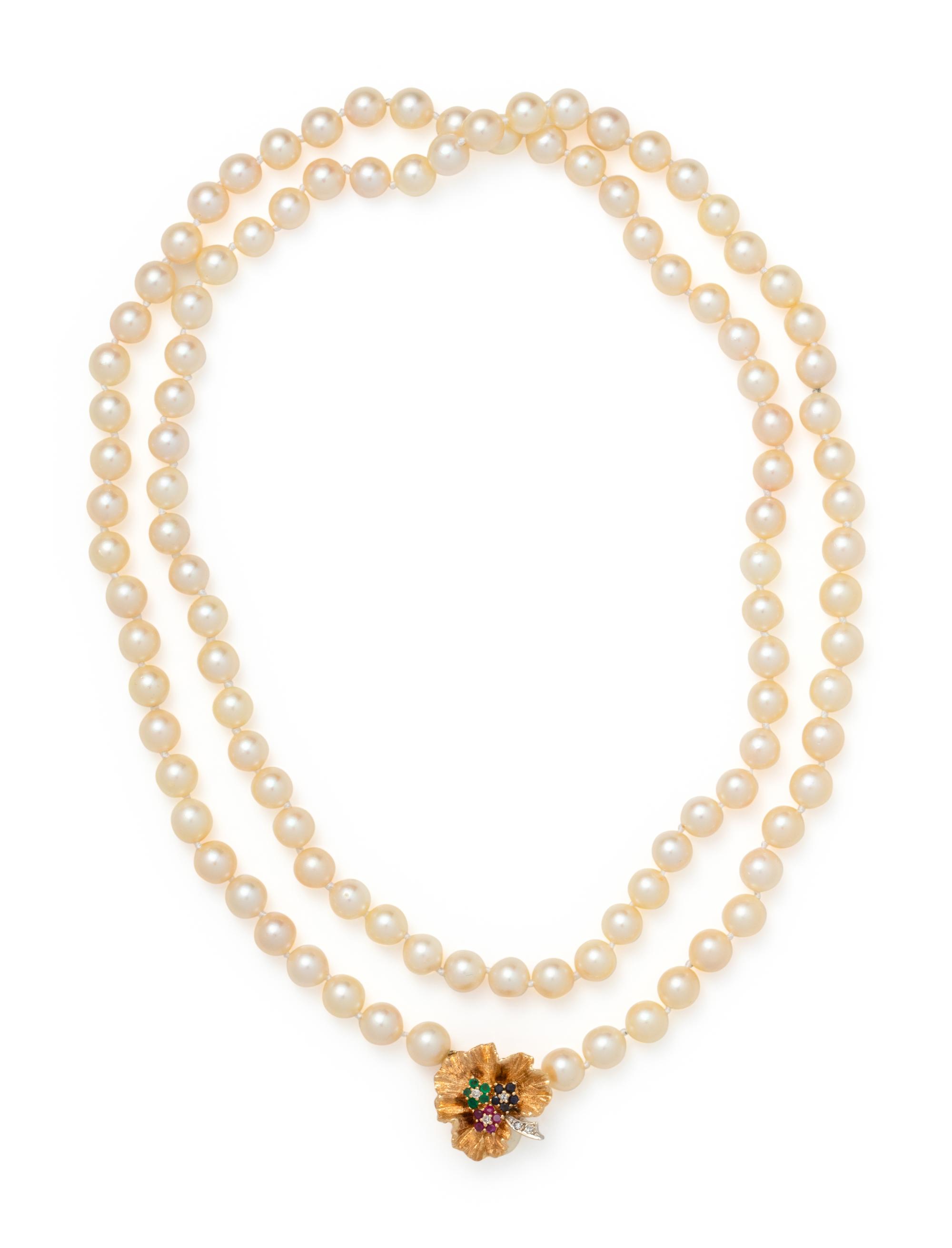 CULTURED PEARL NECKLACE
