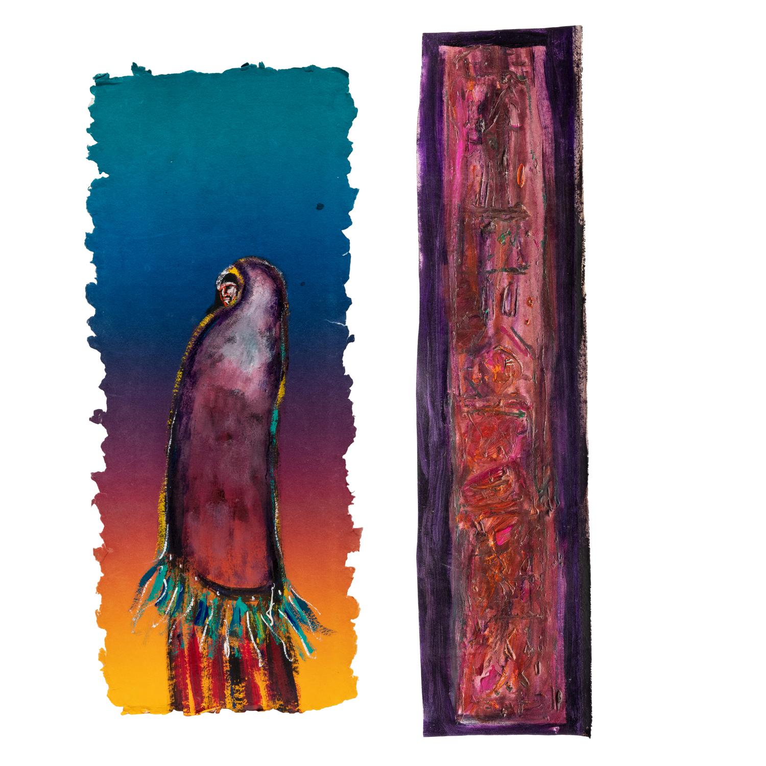 Two Works: Maiden and Totem Pole