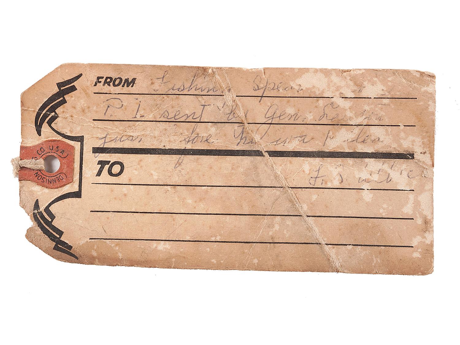 South Pacific Wood Bow and Fishing Spears, Collected by General Lawton (American, 1843-1899)