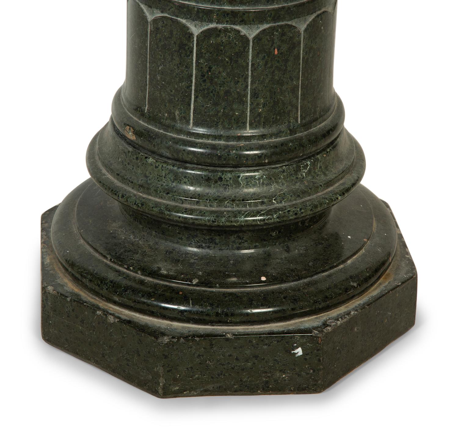 A Continental Marble Pedestal