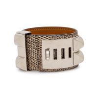 Hermès, Collier de Chien Bracelet in Niloticus Lizard