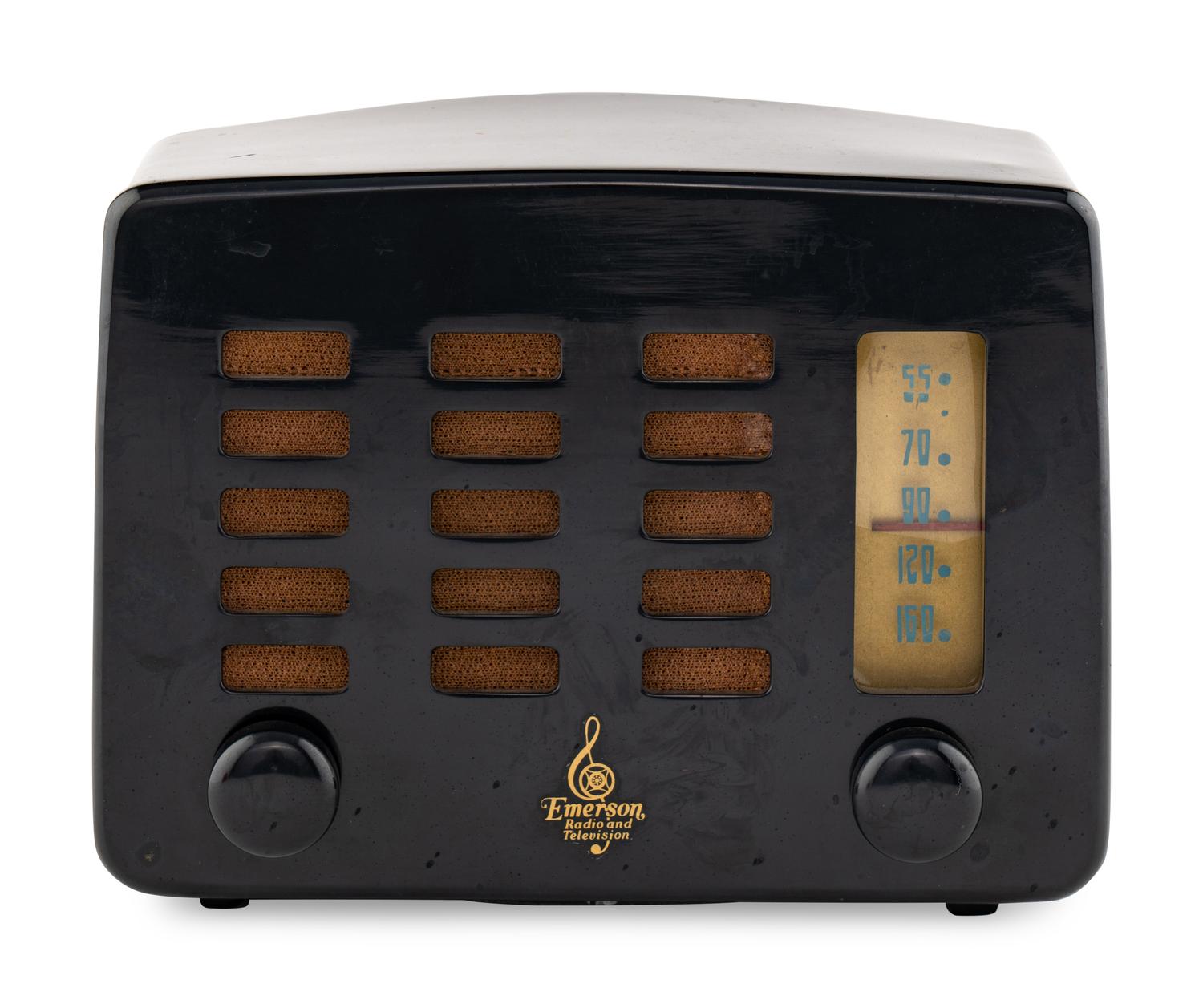 An Emerson 564 Slot Grille Radio