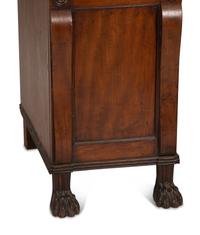 A Regency Mahogany Pedestal Side Board