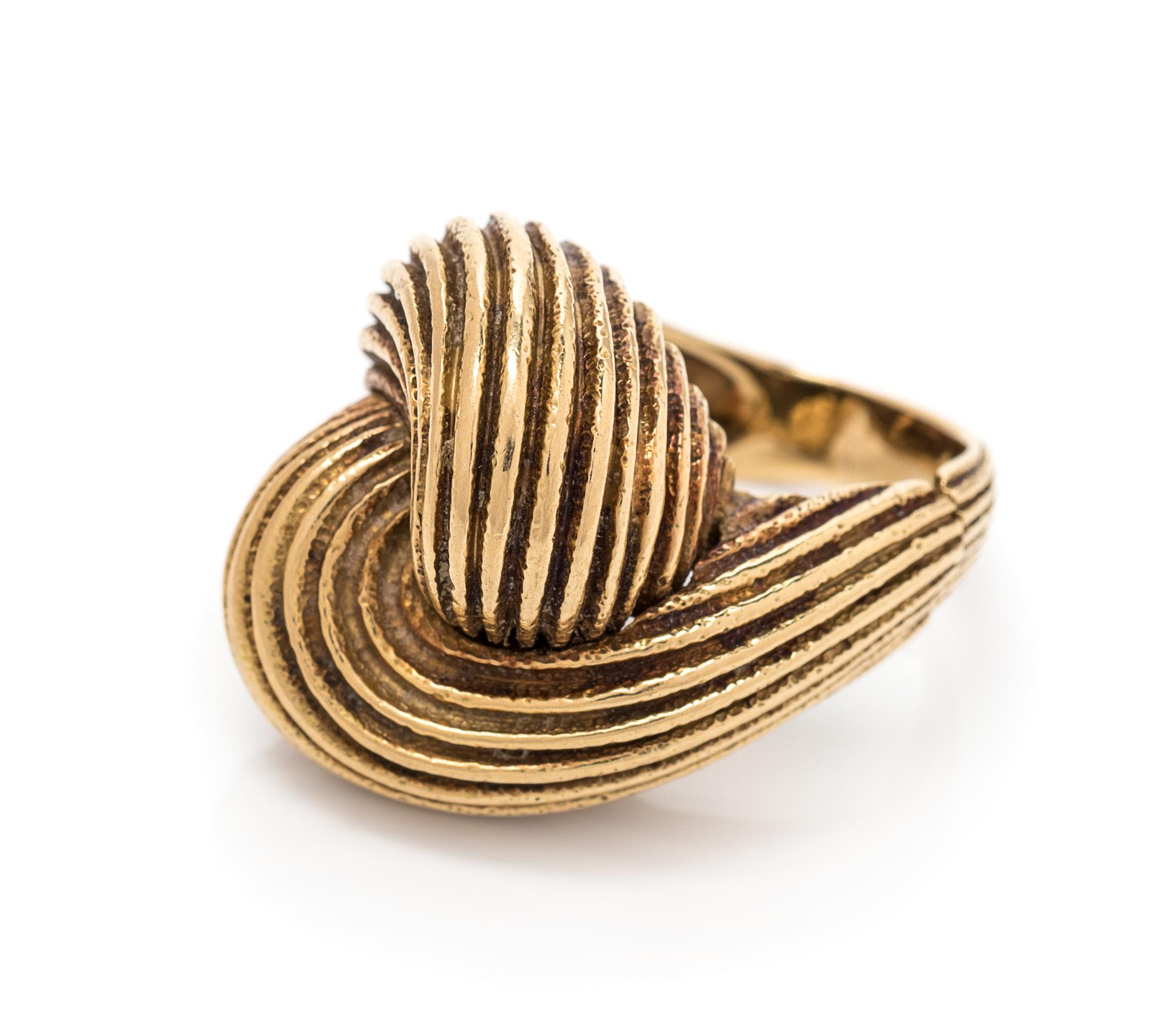 An 18 Karat Yellow Gold Ring, David Webb,