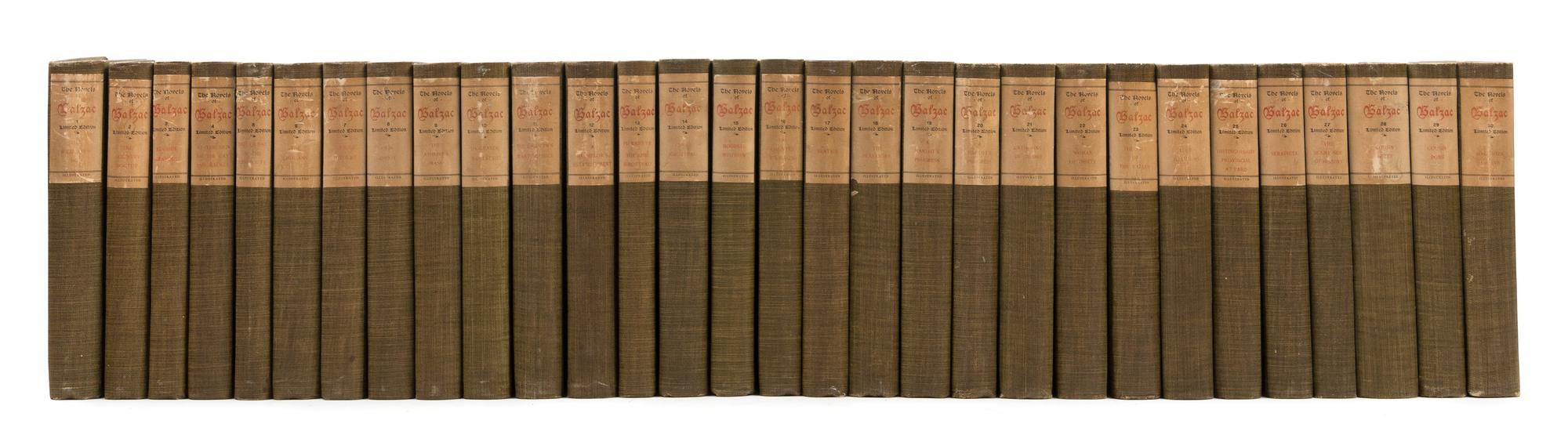 [BALZAC, Honore de] G. Saintsbury (Editor). The Novels. London: Dent, 1896-1897.