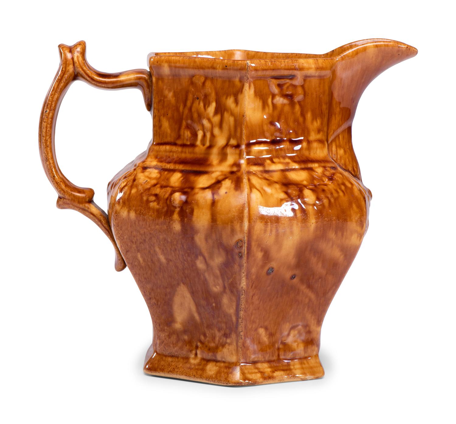 A Rare Molded Panel Pitcher by William Bromley