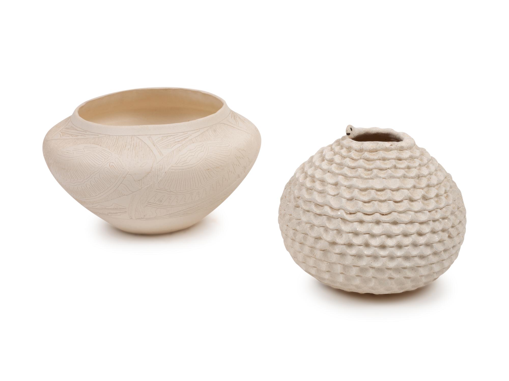 Vernon Jojola (ISLETA, 1963-2005) and Jackie Shutiva (ACOMA, B. 1961) Pottery