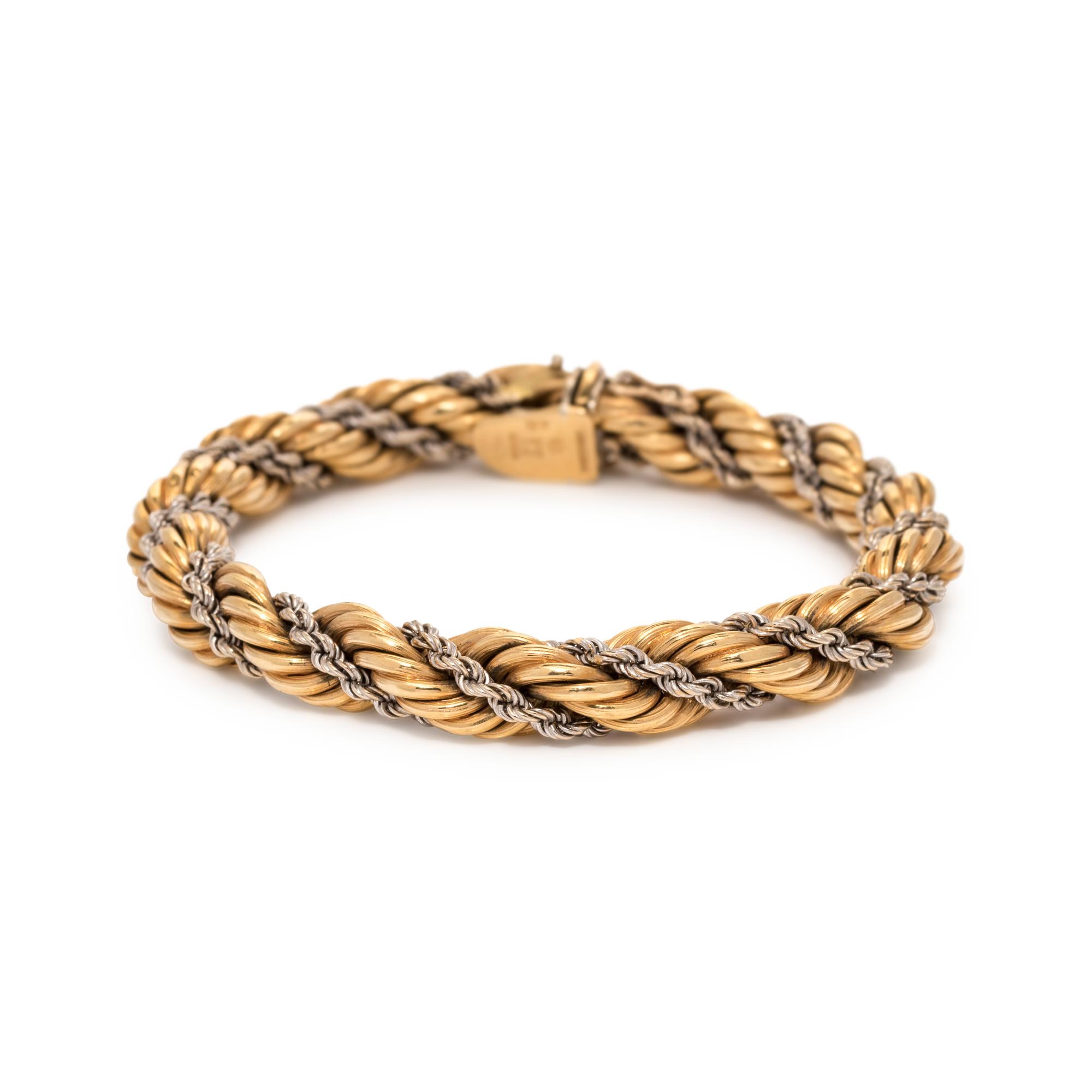 BICOLOR GOLD BRACELET