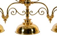 A Classical Brass Three-Light Fixture