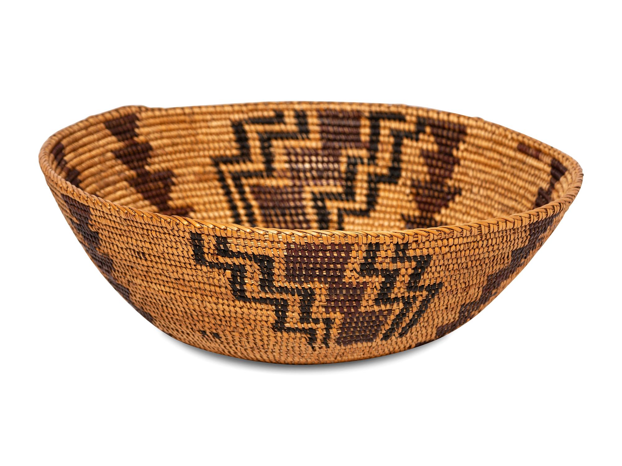 Yokut Polychrome Basket
