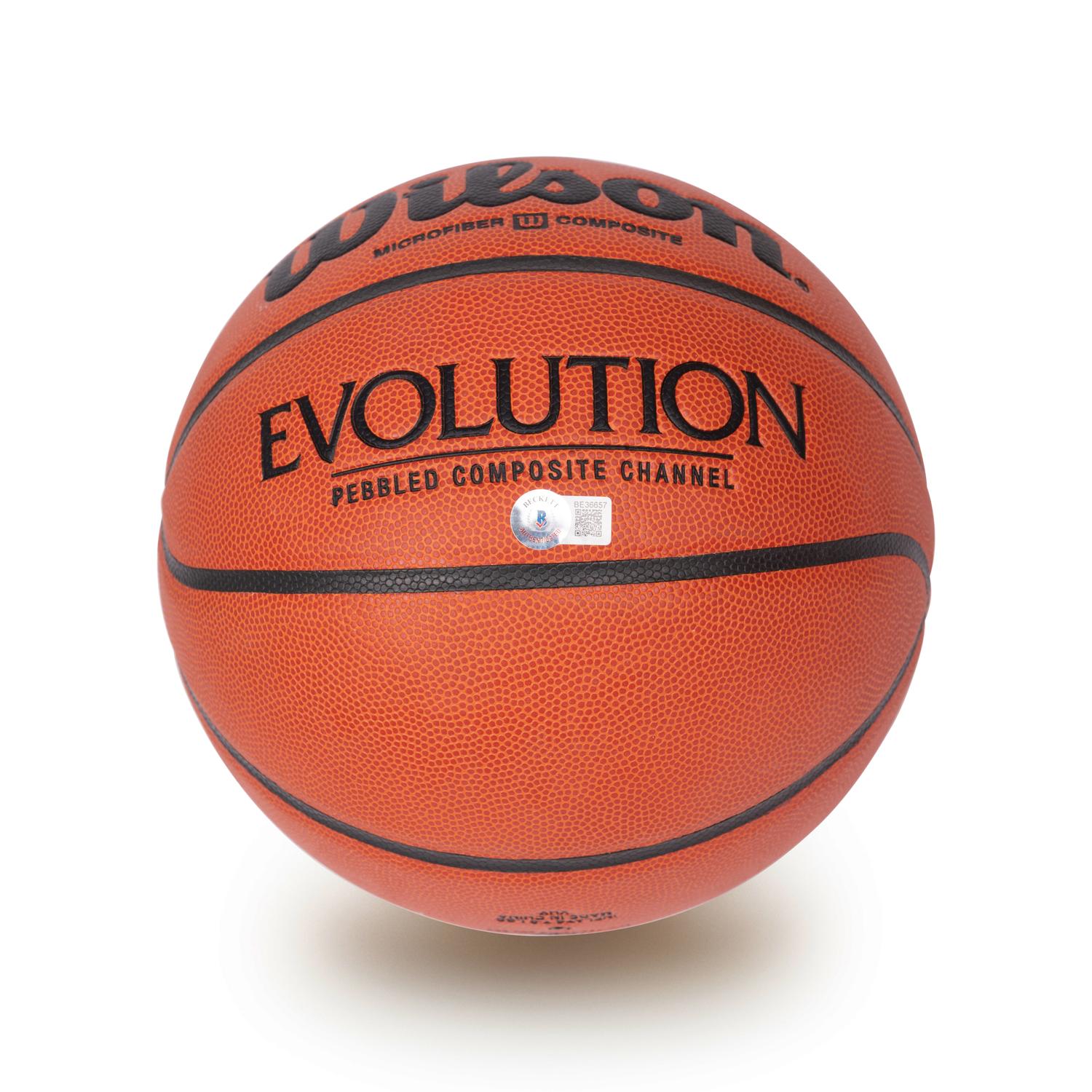 A Scottie Pippen Signed Autograph Wilson Basketball (Beckett Authentication Services BAS Certified),