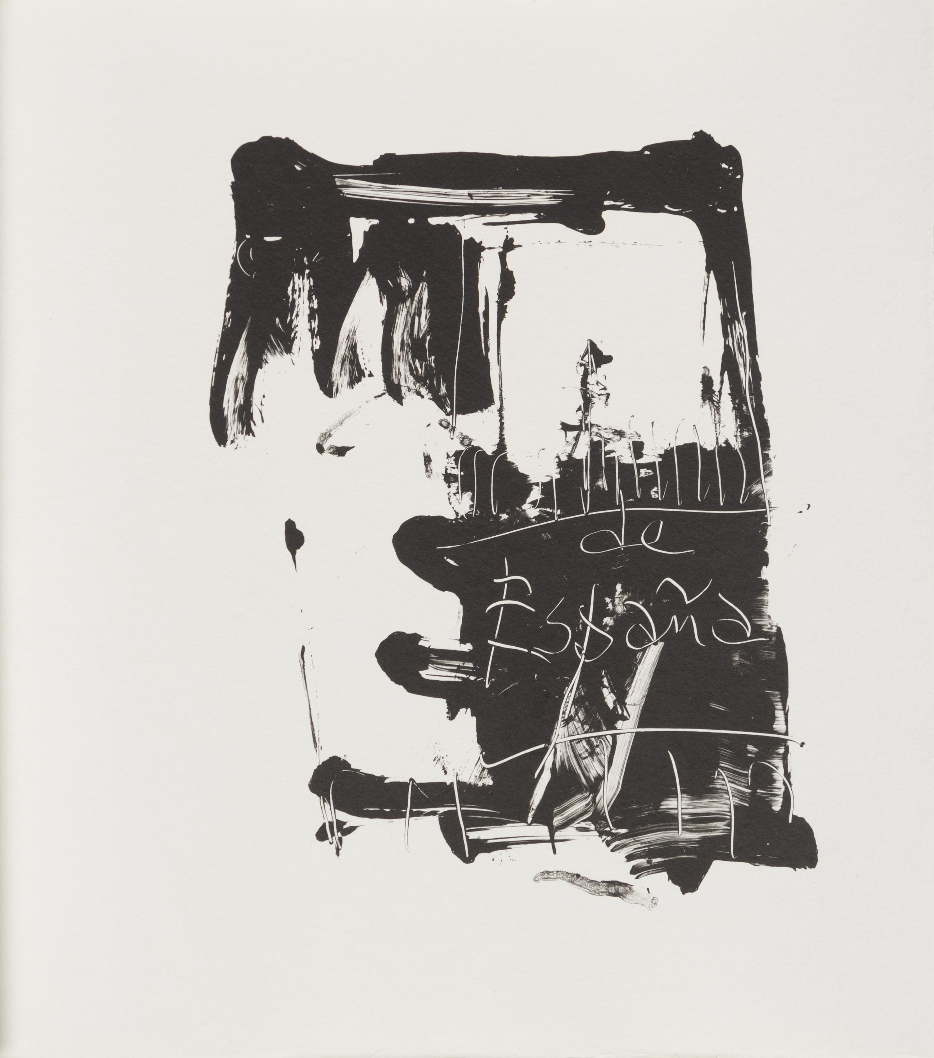Robert Mortherwell, (American, 1915-1991), El Negro, 1983 (Book comprising 19 lithographs illuminating the poem El Negro Motherwell by