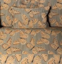 A Pair of Custom Serpentine-Form Sofas