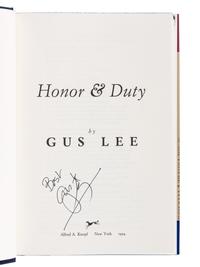 LEE, Gus (b. 1946). A group of the first 3 books published by Lee, ALL FIRST EDITIONS, ALL PRESENTATION COPIES, comprising:
